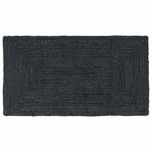 vidaXL Koberec do oblasti Tmavě &scaron;ed&aacute; 60 x 110 cm juta
