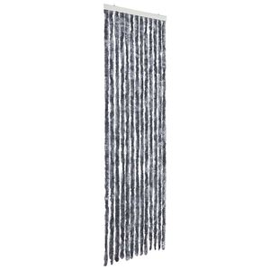 vidaXL Z&aacute;věs proti hmyzu stř&iacute;brn&yacute; 56 x 185 cm Chenille
