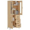 vidaXL Skř&iacute;ň highboard dub sonoma 69,5 x 34 x 180 cm kompozitn&iacute; dřevo