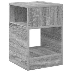 vidaXL Odkl&aacute;dac&iacute; stolek &Scaron;ed&yacute; Sonoma 30,5 x 30 x 45 cm Kompozitn&iacute; dřevo