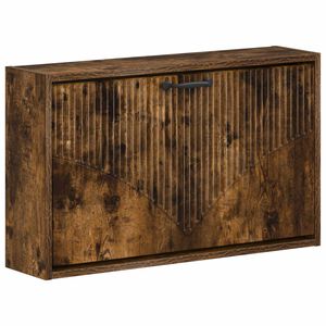 vidaXL N&aacute;stěnn&aacute; skř&iacute;ň na boty HOORN 71 x 17 x 43 cm Kompozitn&iacute; dřevo