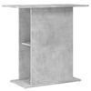 vidaXL Stojan na akv&aacute;rium betonově &scaron;ed&yacute; 75x36x72,5 cm kompozitn&iacute; dřevo