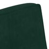 vidaXL Lavice tmavě zelen&aacute; 110x74x84 cm samet