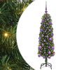 vidaXL Uměl&yacute; v&aacute;nočn&iacute; stromeček Zelen&aacute; 120 cm PVC, ocel a plast