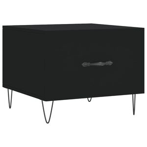 vidaXL Konferenčn&iacute; stolek čern&yacute; 50 x 50 x 40 cm kompozitn&iacute; dřevo