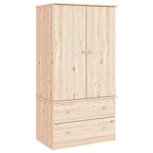 vidaXL &Scaron;atn&iacute; skř&iacute;ň ALTA 90 x 55 x 170 cm masivn&iacute; borov&eacute; dřevo