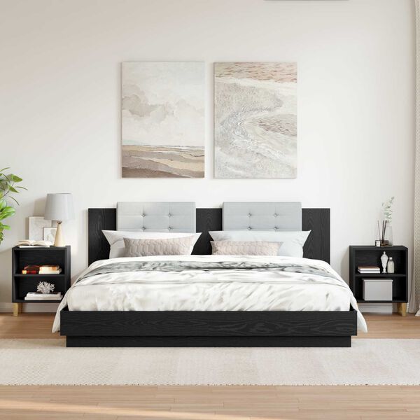 vidaXL Z&aacute;suvka pod postel 2 pcs Čern&yacute; dub 40 x 30 x 50 cm