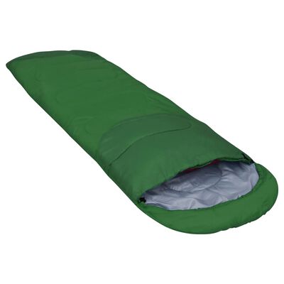vidaXL Lehké spací pytle 2 ks zelené 15 °C 850 g