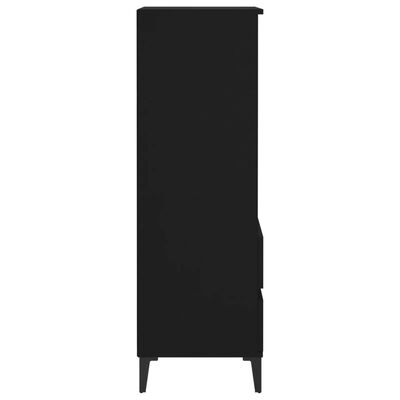 vidaXL Skříň highboard černá 40 x 36 x 110 cm kompozitní dřevo