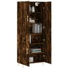 vidaXL Skř&iacute;ň highboard kouřov&yacute; dub 69,5 x 34 x 180 cm kompozitn&iacute; dřevo