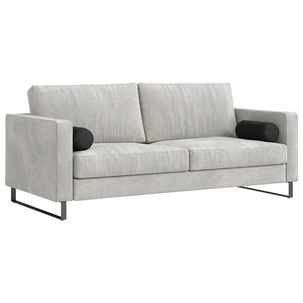 vidaXL Pol&scaron;t&aacute;ře 2 pcs Čern&aacute; &Oslash; 15 x 40 cm Mikrovl&aacute;kno