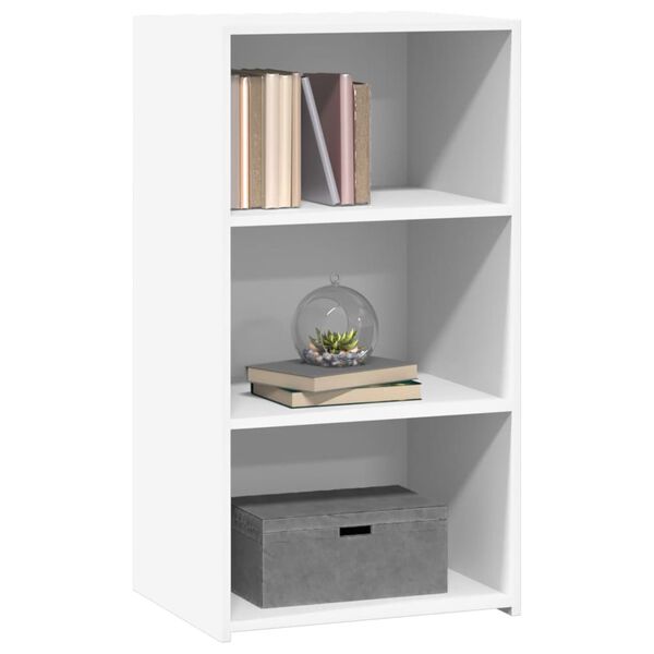 vidaXL Př&iacute;born&iacute;k b&iacute;l&yacute; 50 x 41 x 93 cm kompozitn&iacute; dřevo