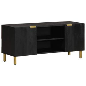 vidaXL TV skř&iacute;ňka čern&aacute; 105 x 33 x 46 cm kompozitn&iacute; dřevo