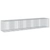 vidaXL Gabionov&yacute; ko&scaron; s v&iacute;kem 550 x 100 x 100 cm pozinkovan&eacute; železo