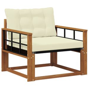 vidaXL Venkovn&iacute; pohovkov&aacute; souprava Masivn&iacute; ak&aacute;ciov&eacute; dřevo a Textilene