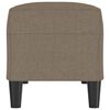 vidaXL Lavice taupe 100 x 35 x 41 cm textil