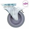 vidaXL 24 ks otočn&aacute; kolečka 75 mm