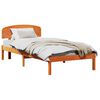 vidaXL R&aacute;m postele Voskově hněd&aacute; 80 x 200 cm Masivn&iacute; borov&eacute; dřevo