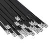 vidaXL Kabelov&aacute; vazba 250 ks 7,9 x 500 mm Čern&aacute;