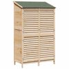 vidaXL Zahradn&iacute; shed se střechou Př&iacute;rodn&iacute; 106 x 56 x 176,5 cm