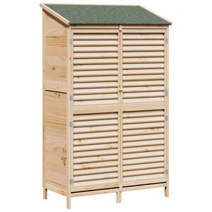 vidaXL Zahradn&iacute; shed se střechou Př&iacute;rodn&iacute; 106 x 56 x 176,5 cm