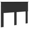 vidaXL R&aacute;m postele s čelo Čern&aacute; 120 x 200 cm Kompozitn&iacute; dřevo