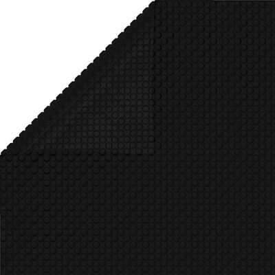 vidaXL Kryt na bazén černý 975 x 488 cm PE