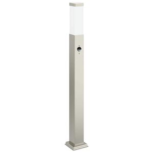 vidaXL Sloupkov&eacute; sv&iacute;tidlo se senzorem 80 cm nerezov&aacute; ocel IP44