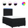 vidaXL Box spring postel s matrac&iacute; čern&aacute; 120 x 190 cm samet