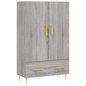 vidaXL Skř&iacute;ň highboard &scaron;ed&aacute; sonoma 69,5 x 31 x 115 cm kompozitn&iacute; dřevo