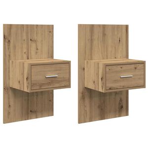 vidaXL Nočn&iacute; skř&iacute;ňka 2 ks Artisanov&yacute; dub 50 x 32,5 x 80cm