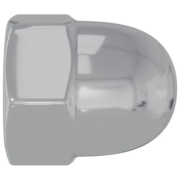 vidaXL Matice 2 pcs Stř&iacute;brn&aacute; M6 x 10 mm Železo