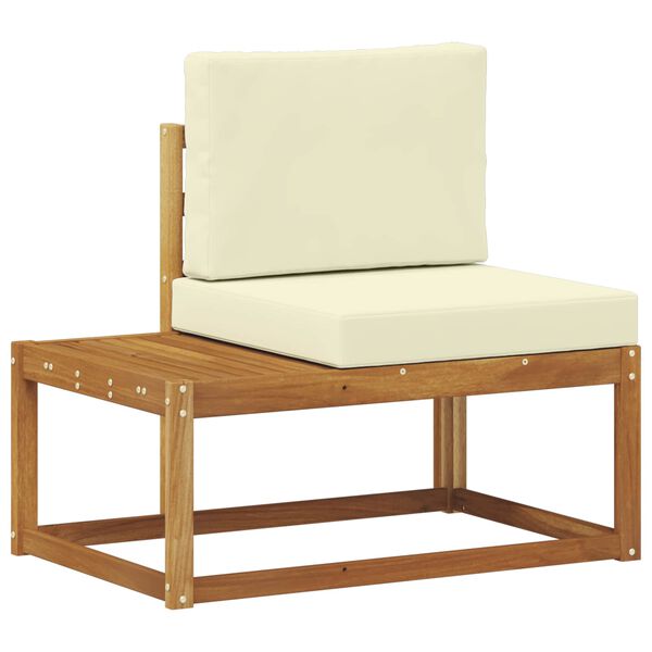 vidaXL Venkovn&iacute; pohovkov&aacute; souprava s pol&scaron;t&aacute;řem 2 pcs Př&iacute;rodn&iacute;