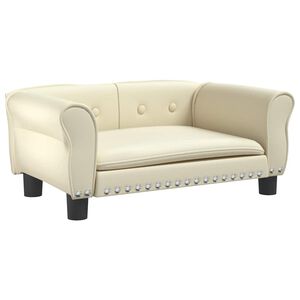 vidaXL Pel&iacute;&scaron;ek pro psy kr&eacute;mov&yacute; 70 x 45 x 30 cm uměl&aacute; kůže