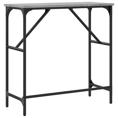 vidaXL Konzolový stolek šedý sonoma 75 x 32 x 75 cm kompozitní dřevo