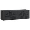 vidaXL N&aacute;stěnn&aacute; TV skř&iacute;ň Čern&aacute; 98 x 31 x 30 cm Kompozitn&iacute; dřevo
