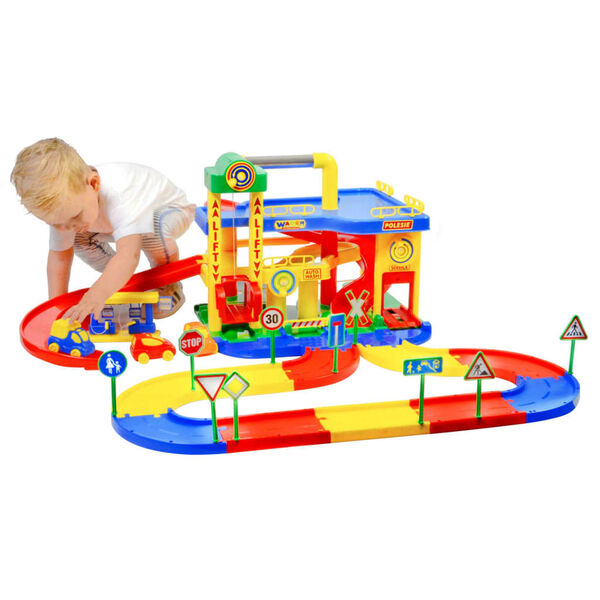 vidaXL 8d&iacute;ln&aacute; parkovac&iacute; gar&aacute;ž se 3 podlaž&iacute;mi 100 x 90 x 38 cm PP