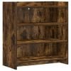 vidaXL Serv&iacute;rovac&iacute; skř&iacute;ň Kouřov&yacute; dub 75 x 36 x 80 cm Kompozitn&iacute; dřevo