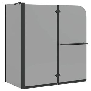 vidaXL Skl&aacute;dac&iacute; sprchov&yacute; r&aacute;m Tmavě průhledn&eacute; 120 x 67 x 129 cm
