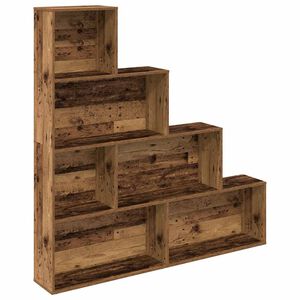 vidaXL Knihovna old wood 157x24x160 cm kompozitn&iacute; dřevo