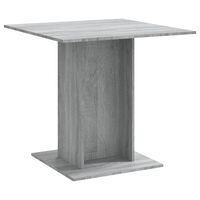 vidaXL Jídelní stůl šedý sonoma 80 x 80 x 75 cm kompozitní dřevo