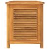 vidaXL Zahradn&iacute; &uacute;ložn&yacute; box s vložkou 114 x 50 x 58 cm masivn&iacute; teak