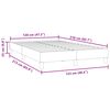 vidaXL Postel Box Spring bez matrace tmavě modrá 120x210 cm samet