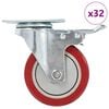 vidaXL 32 ks otočn&aacute; kolečka 100 mm