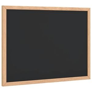 vidaXL Kř&iacute;dov&aacute; tabule r&aacute;mem masivn&iacute;ho borovicov&eacute;ho dřeva čern&aacute; 40x30cm