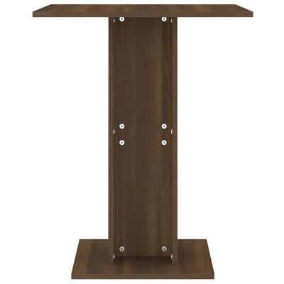 vidaXL Bistro stolek hnědý dub 60 x 60 x 75 cm kompozitní dřevo