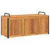 vidaXL Zahradn&iacute; box na podu&scaron;ky 110x45x42/53 cm masivn&iacute; ak&aacute;cie a ocel