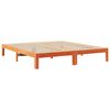 vidaXL Rodinn&yacute; r&aacute;m postele bez matrace voskově hněd&aacute; 270x200 cm dřevo