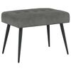 vidaXL Lavice s knofl&iacute;kov&yacute;m pro&scaron;&iacute;v&aacute;n&iacute;m Tmavě &scaron;ed&aacute; 60 x 40 x 45 cm