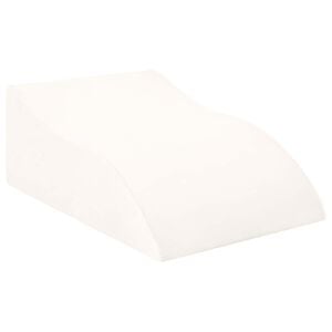 vidaXL Pol&scaron;t&aacute;ř na nohy 68 x 41 x 24 cm PU pěna B&iacute;l&aacute;